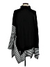 Assorted Brands Stripes Black Turtleneck Sweater Size M - photo 1