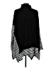 Assorted Brands Stripes Black Turtleneck Sweater Size M - photo 2