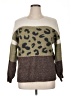Davi & Dani Animal Print Brown Ivory Pullover Sweater Size XL (estimated) - photo 1