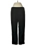 Ecru Solid Black Track Pants Size 4 - photo 1