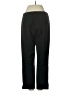 Ecru Solid Black Track Pants Size 4 - photo 2