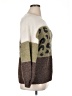 Davi & Dani Animal Print Brown Ivory Pullover Sweater Size XL (estimated) - photo 4