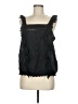 FRAME 100% Polyester Black Sleeveless Blouse Size M - photo 1