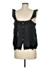 FRAME 100% Polyester Black Sleeveless Blouse Size M - photo 2