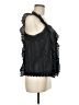FRAME 100% Polyester Black Sleeveless Blouse Size M - photo 4