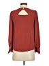 Ann Taylor LOFT 100% Polyester Burgundy Long Sleeve Blouse Size XXS - photo 2