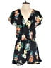 Honey Punch Floral Black Romper Size S - photo 1