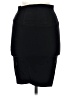 Geri C. Solid Black Casual Skirt Size M - photo 1