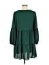 Unbranded Solid Green Casual Dress Size M - photo 2