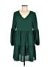 Unbranded Solid Green Casual Dress Size M - photo 1