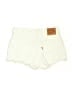Levi's 100% Cotton Hearts Ivory Shorts Size 25 waist - photo 2