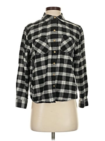 a.n.a. A New Approach Long Sleeve Button-Down Shirt (view 1)