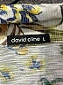 David Cline Floral Ivory Long Sleeve Blouse Size L - photo 7