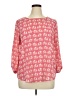 Pixley 100% Polyester Pink 3/4 Sleeve Blouse Size XL - photo 1