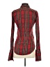 Assorted Brands Plaid Red Long Sleeve Blouse Size XS - photo 2