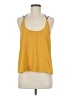 Chris Gramer 100% Polyester Yellow Tank Top Size Med (2) - photo 1