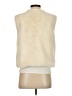 Echo 100% Polyester Ivory Faux Fur Vest Size Sm - Med - photo 2