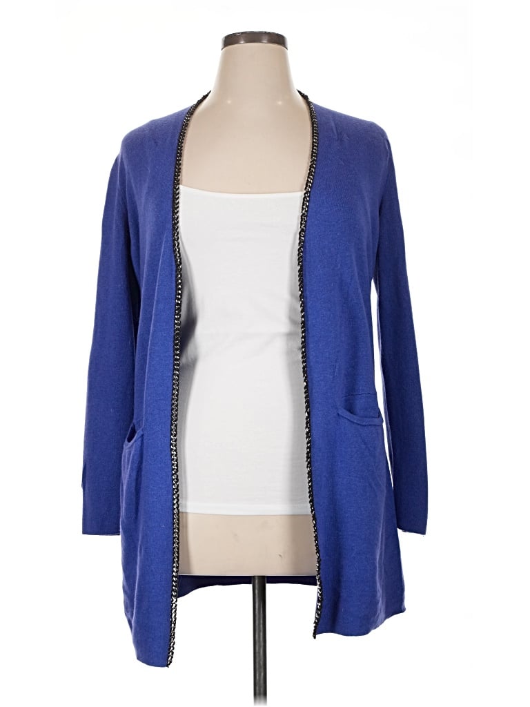Pre-owned Etcetera Cardigan Sweater In Blue