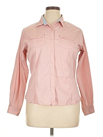 Aura Long Sleeve Button-Down Shirt (view 1)