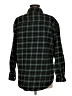 Old Navy 100% Cotton Plaid Green Long Sleeve Button-Down Shirt Size M - photo 2