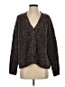 LINE Tweed Brown Cardigan Size S - photo 1