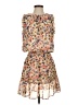 Veronica M. Floral Tan Cocktail Dress Size XS - photo 1