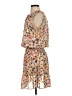 Veronica M. Floral Tan Cocktail Dress Size XS - photo 5