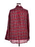 Jess Lea Plaid Red Long Sleeve Button-Down Shirt Size 3X - photo 2