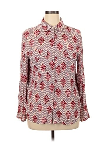 Porridge Long Sleeve Button-Down Shirt (view 1)