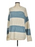 Papermoon Stripes Blue Pullover Sweater Size S - photo 1