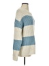 Papermoon Stripes Blue Pullover Sweater Size S - photo 4