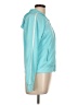 Daisy Fuentes 100% Polyester Teal Track Jacket Size L - photo 4