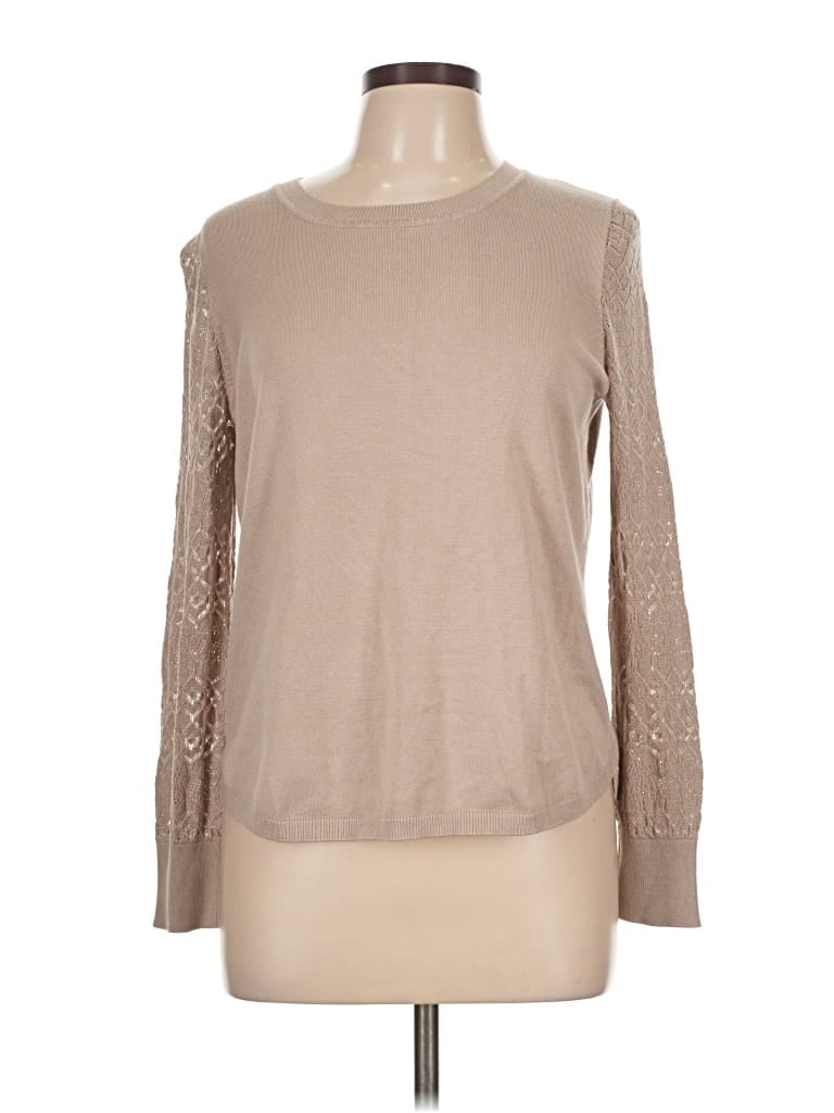 Pre-owned Lety & Me Pullover Sweater In Brown