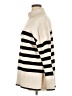 Adrianna Papell Stripes Ivory Turtleneck Sweater Size XL - photo 5