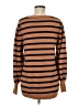 Crown & Ivy Stripes Brown Pullover Sweater Size M - photo 2