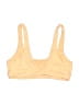 Vitamin A Stripes Yellow Swimsuit Top Size M (estimated) - photo 1