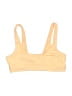 Vitamin A Stripes Yellow Swimsuit Top Size M (estimated) - photo 2