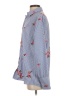 INA 100% Polyester Floral Blue Long Sleeve Blouse Size S - photo 5