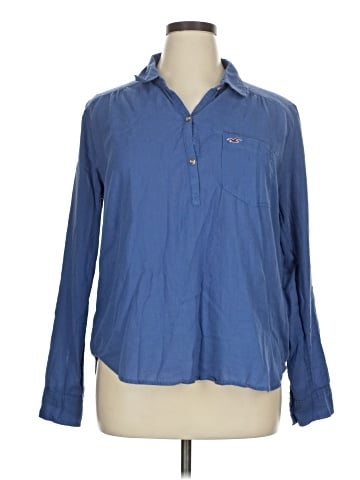 Hollister Long Sleeve Button-Down Shirt (view 1)