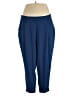 11. Honore Solid Blue Active Pants Size 20 - photo 1