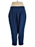 11. Honore Solid Blue Active Pants Size 20 - photo 2