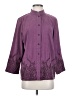 Bob Mackie Purple 3/4 Sleeve Blouse Size S - photo 1