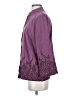Bob Mackie Purple 3/4 Sleeve Blouse Size S - photo 5