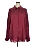 ANNIEWEAR 100% Polyester Burgundy Long Sleeve Blouse Size XL - photo 1