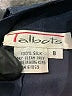 Talbots 100% Silk Solid Blue Silk Skirt Size 8 - photo 3