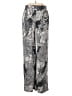 IMAN Paisley Gray Casual Pants Size S - photo 1