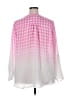 Assorted Brands Checkered-gingham Pink Long Sleeve Blouse Size 3X - photo 2