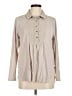 Lucky Brand Tan Long Sleeve Blouse Size M - photo 1