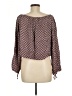 Otis & Maclain 100% Rayon Brown Long Sleeve Blouse Size M - photo 2