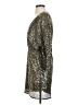 Trina Turk 100% Polyester Metallic Silver Cocktail Dress Size 2 - photo 5